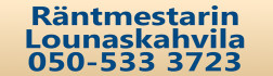 Räntmestarin Lounaskahvila logo